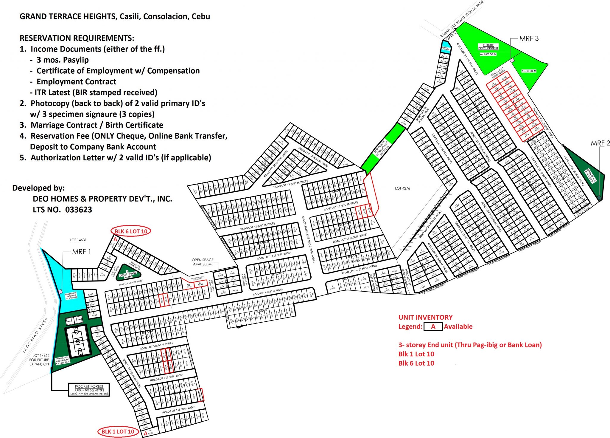 rfohouselotgrandterraceheightsconsolacion